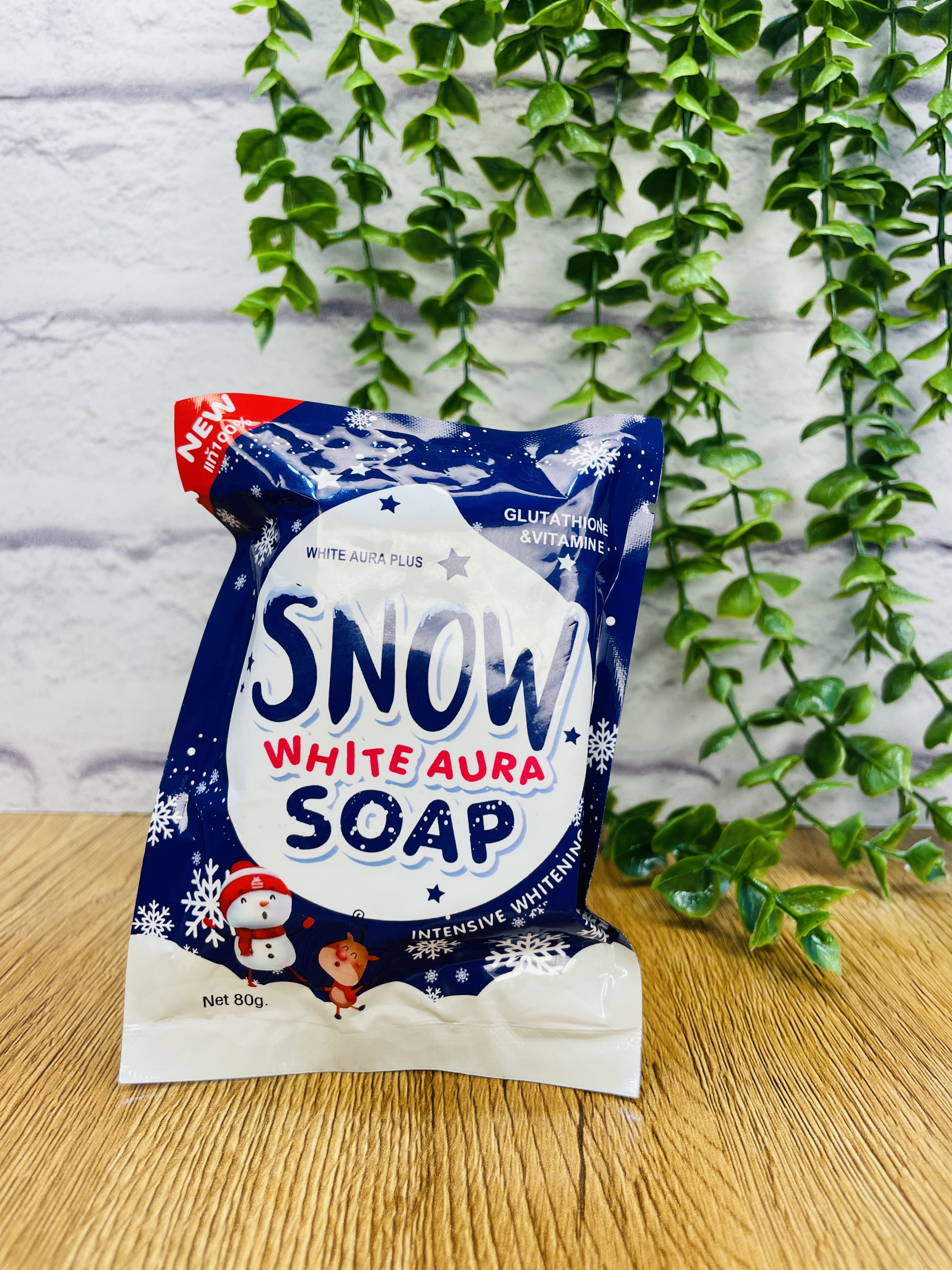 صابون سفید کننده،ضدلک و ضدجوش snow white  aura soap