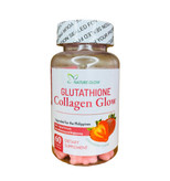 پاستیل سفید کننده و جوانساز گلوتاتیون و کلاژن NATURE GLOW اورجینال و 60عددی