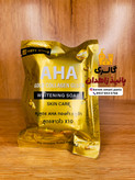صابون سفید کننده و از بین برنده تیرگی بدن AHA GOLD COLLAGEN GLUTA اصلی تایلندی ۸۰گرم