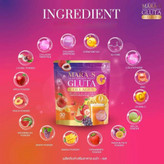 آبمیوه سفید کننده و ضدلک گلوتاتیون برند GLUTA COLLECTION MARA_S و ۳۰ساشه ای اورجینال