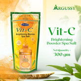 نمک روشن کننده و از بین برنده تیرگی بدن vit-c آرگوسی ARGUSSY اصل تایلند وزن ۳۰۰گرم