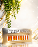 ویال موضعی سفید کننده و ضدلک گلوتاتیون برندDR.SKIN اورجینال و 10*5mlساخت کشور مالزی