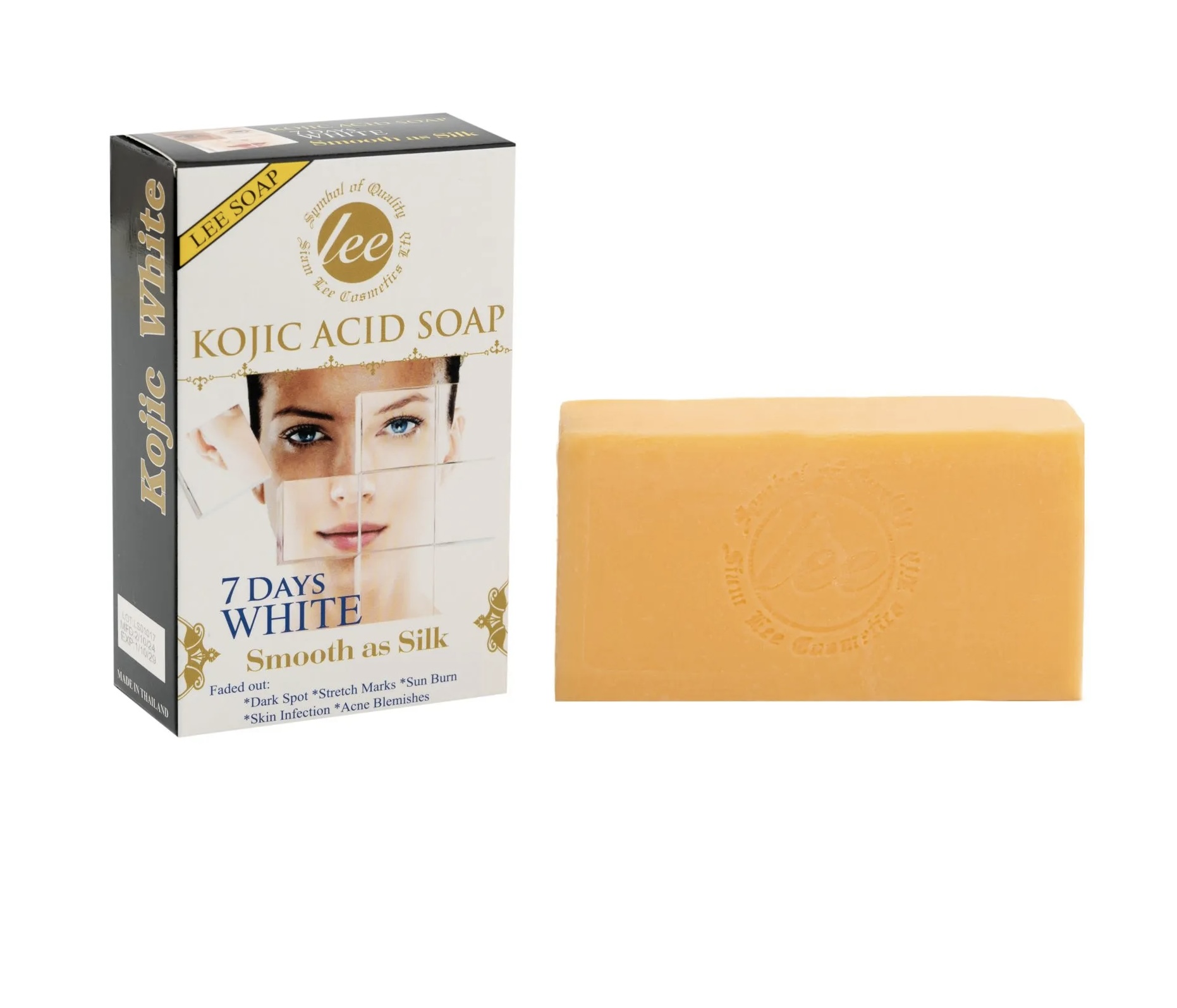 صابون سفیدکننده و ضدلک قوی Siam Lee Beauty Bar Soap (وزن 160 گرم)