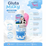 شامپو بدن سفید کننده گلوتامیلک AR اصل Gluta milkyلیف دار حجم800ml محصول تایلند