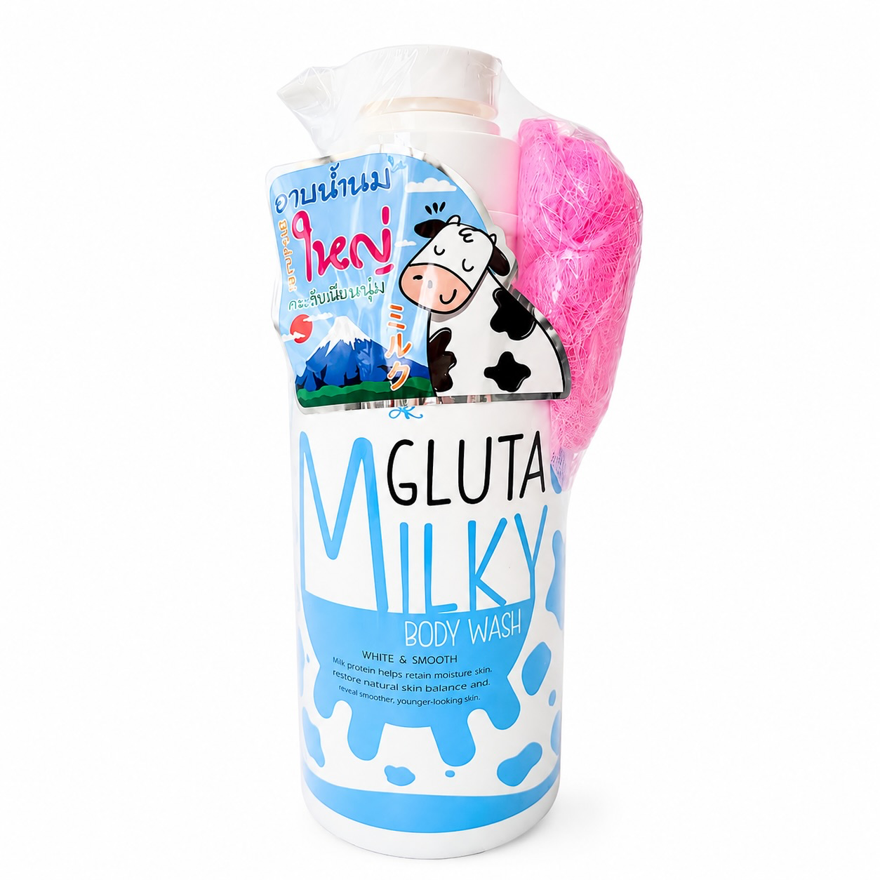شامپو بدن سفید کننده گلوتامیلک AR اصل  Gluta milkyلیف دار حجم800ml محصول تایلند