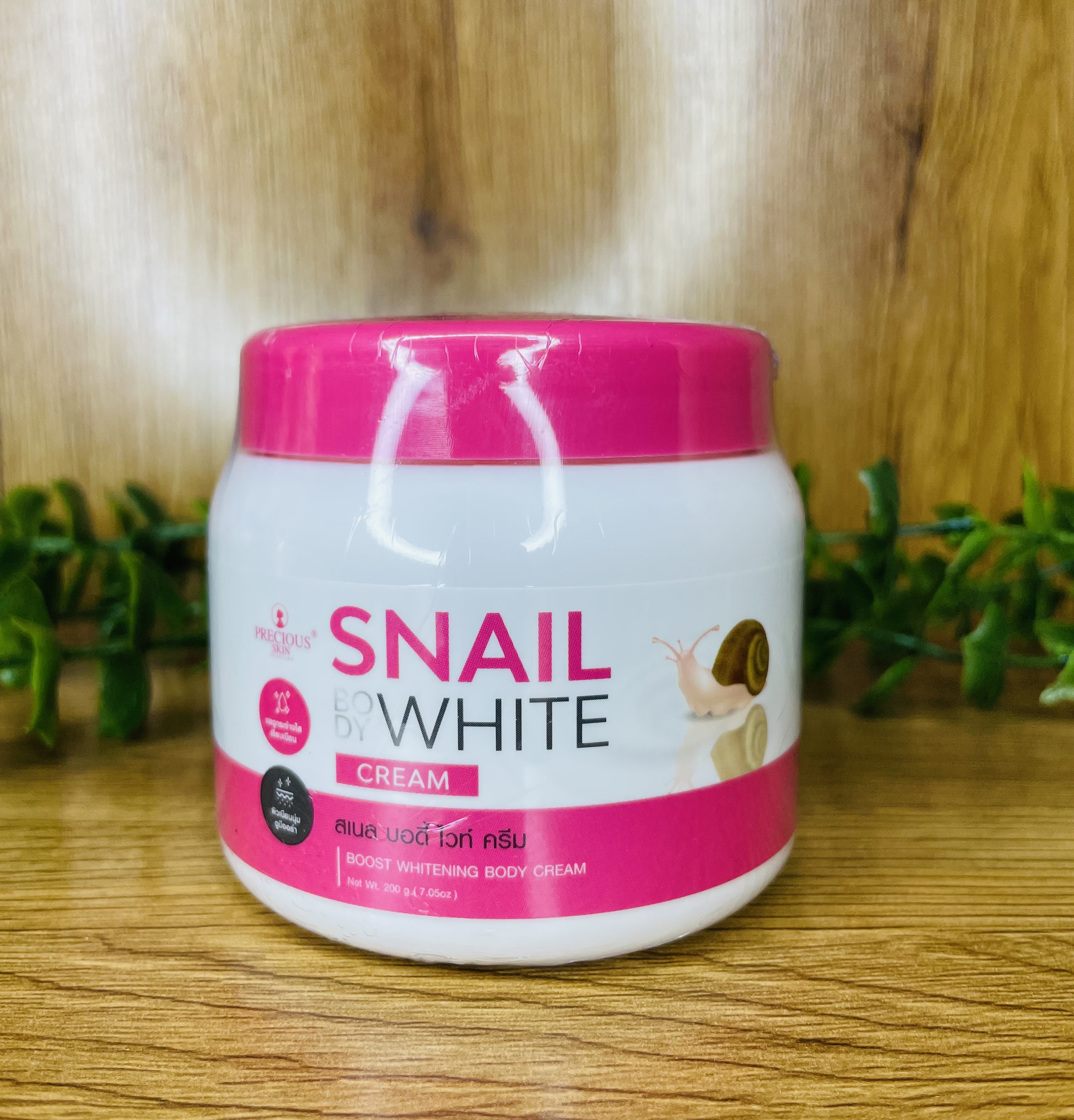 آبرسان روشن کننده صورت و بدن 🐌SNAIL WHITE برند معتبر PRECIOUS SKIN  اورجینال محصول تایلند حجم 200ml