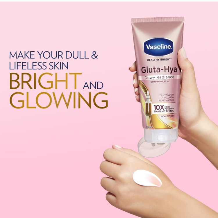 لوسیون سفید کننده و آبرسان بدن اصل Healthy Bright Gluta-Hya Dewy Radiance | 300ml