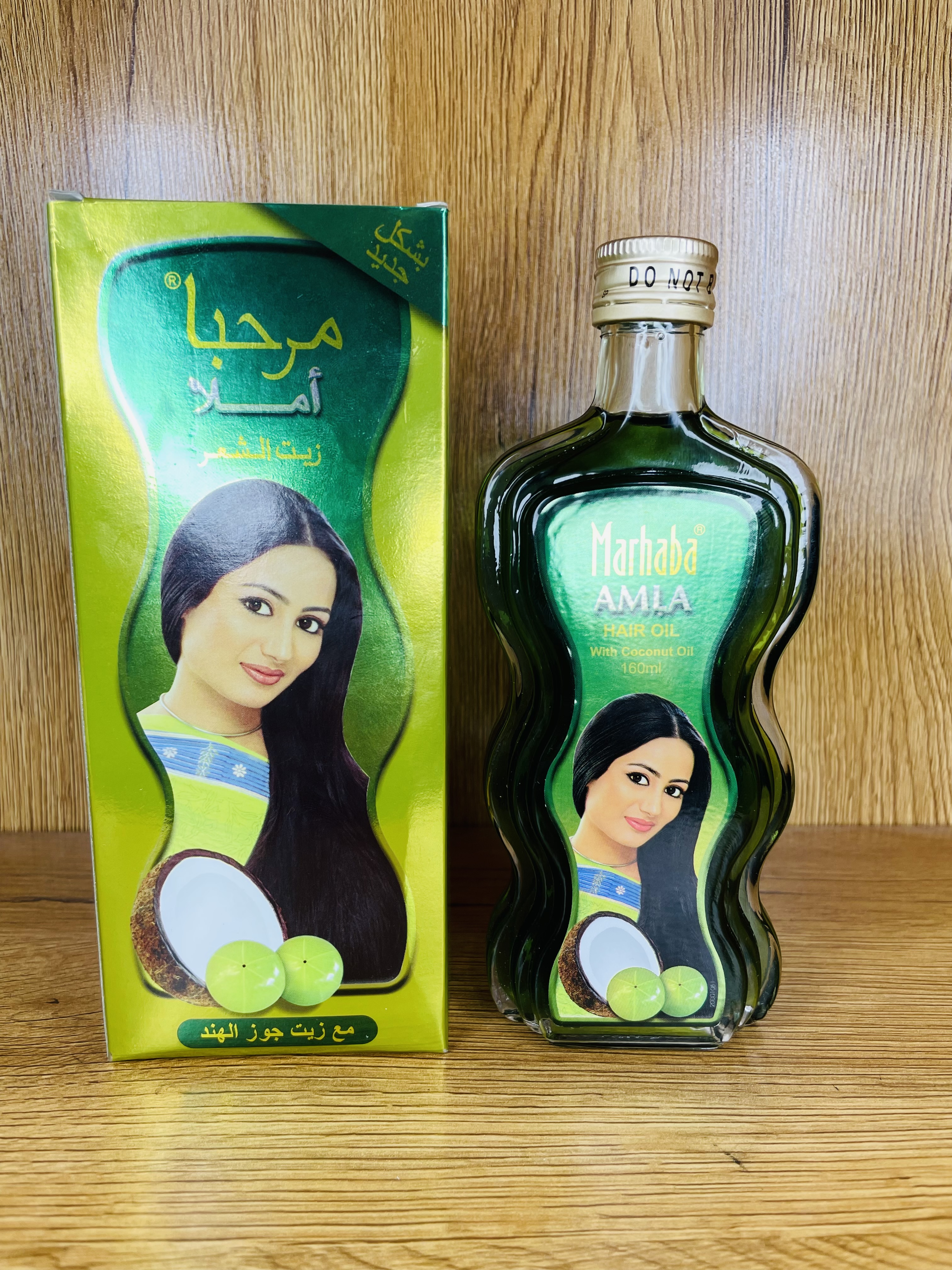 روغن مو املا مرحبا با عصاره نارگیل هندی (Marhaba Amla Hair Oil) حجم ۱۶۰ میلی‌لیتر