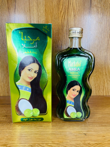 روغن مو املا مرحبا با عصاره نارگیل هندی (Marhaba Amla Hair Oil) حجم ۱۶۰ میلیلیتر