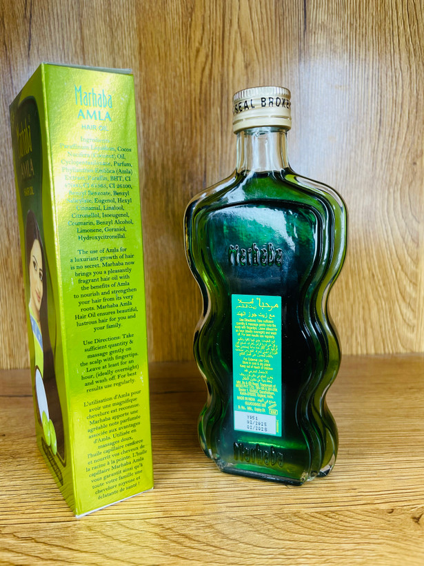 روغن مو املا مرحبا با عصاره نارگیل هندی (Marhaba Amla Hair Oil) حجم ۱۶۰ میلیلیتر