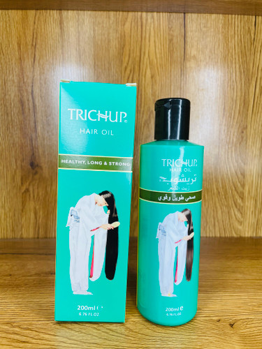 روغن پرپشت کننده و تسریع رشد مو تریشوب اصل هند حجم ۲۰۰ml مدل Trichup hair oil healthy long & strong